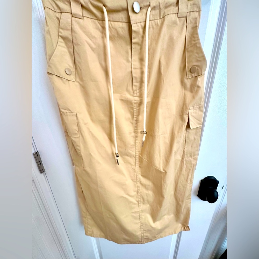 Cargo Skirt Maxi Length